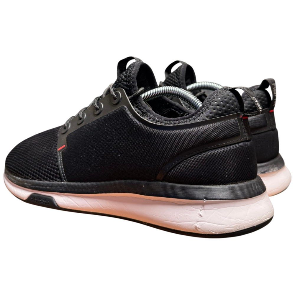 KURU Atom Men's 11 Black White Sneakers Running Walking Shoes - Picture 4 of 16